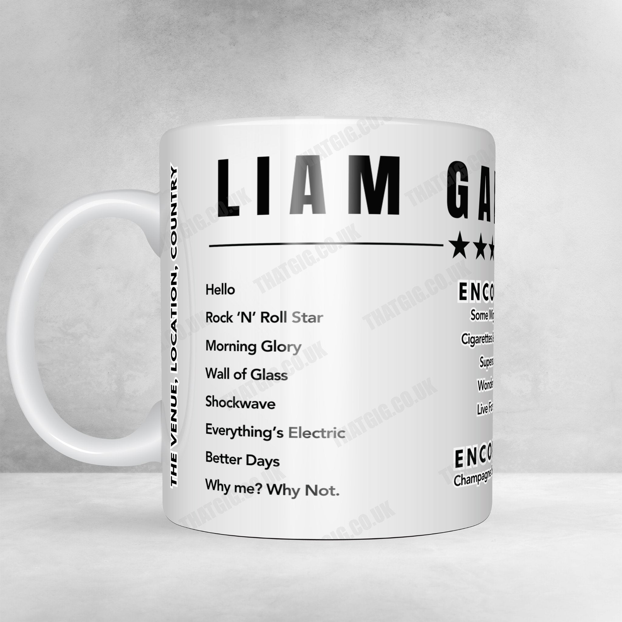 Liam Gallagher Setlist Poster - Recinto Ferial, Aranda de Duero - August 10th, 2018