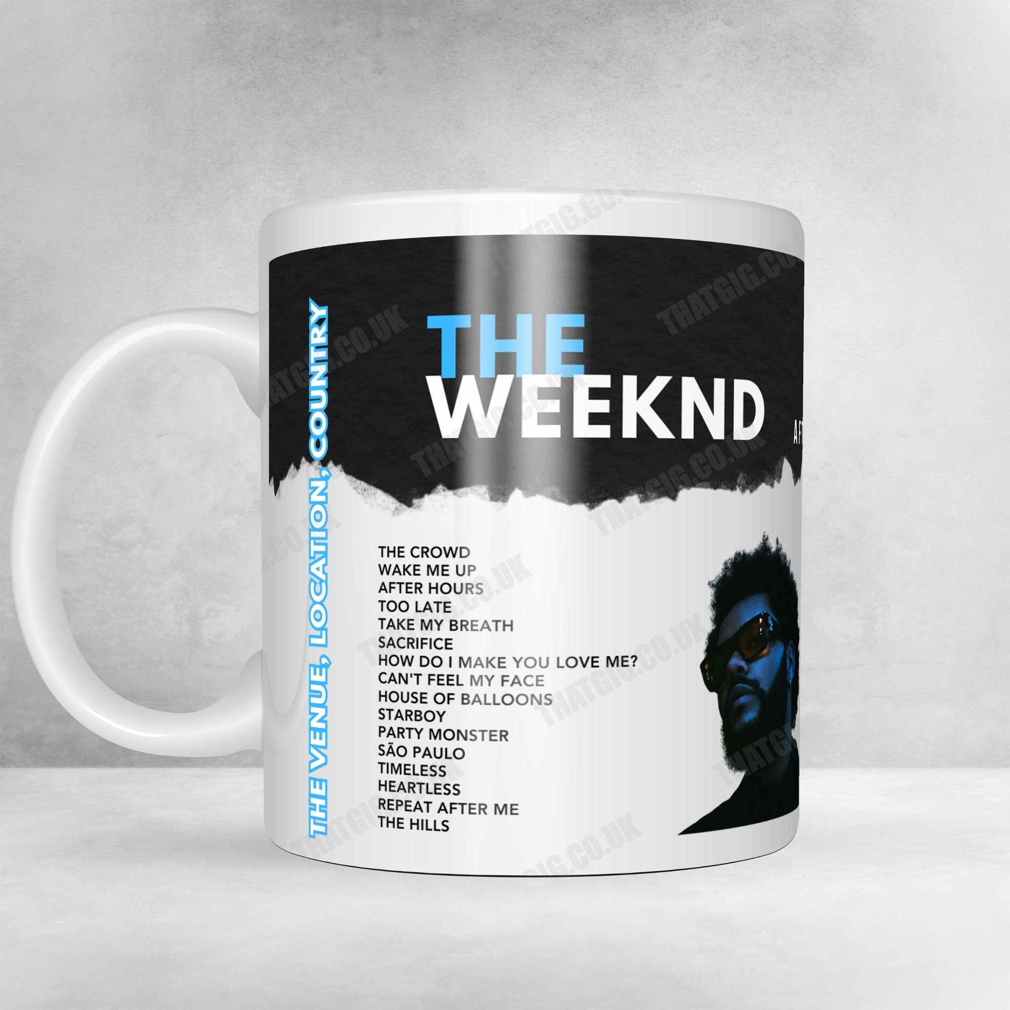 The Weeknd Setlist Poster - Allianz Riviera Nice - July 23rd, 2023