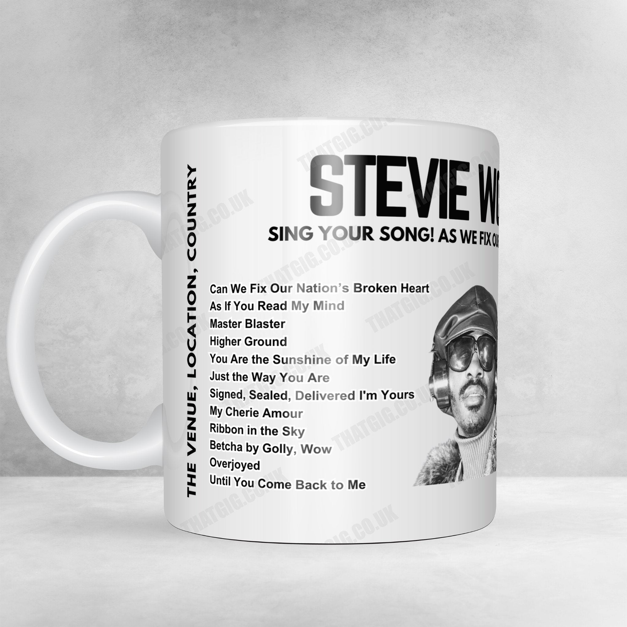 The Wonder Of Stevie Setlist Poster - Borough Hall Godalming - March 16th, 2024