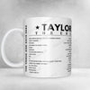 Taylor Swift Setlist Mug - Hard Rock Stadium, Miami Gardens - October 18th, 2024