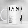 Sam Fender Setlist Mug - Roseland Theater, Portland - April 9th, 2025