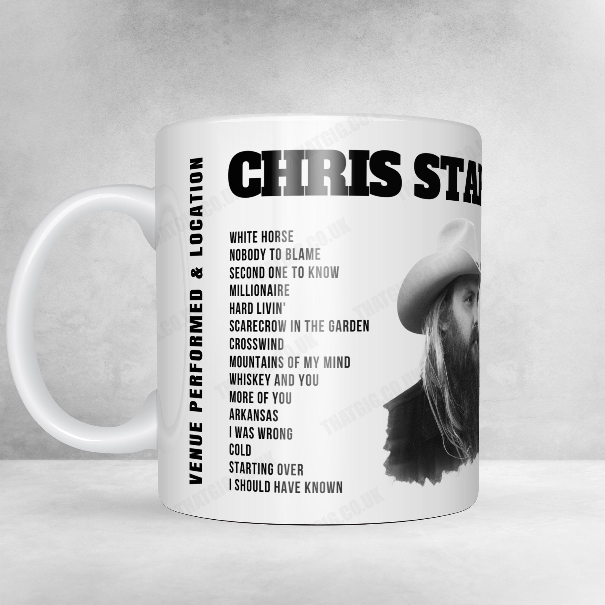 Chris Stapleton Setlist Mug - Moody Center, Austin - October 20th, 2023