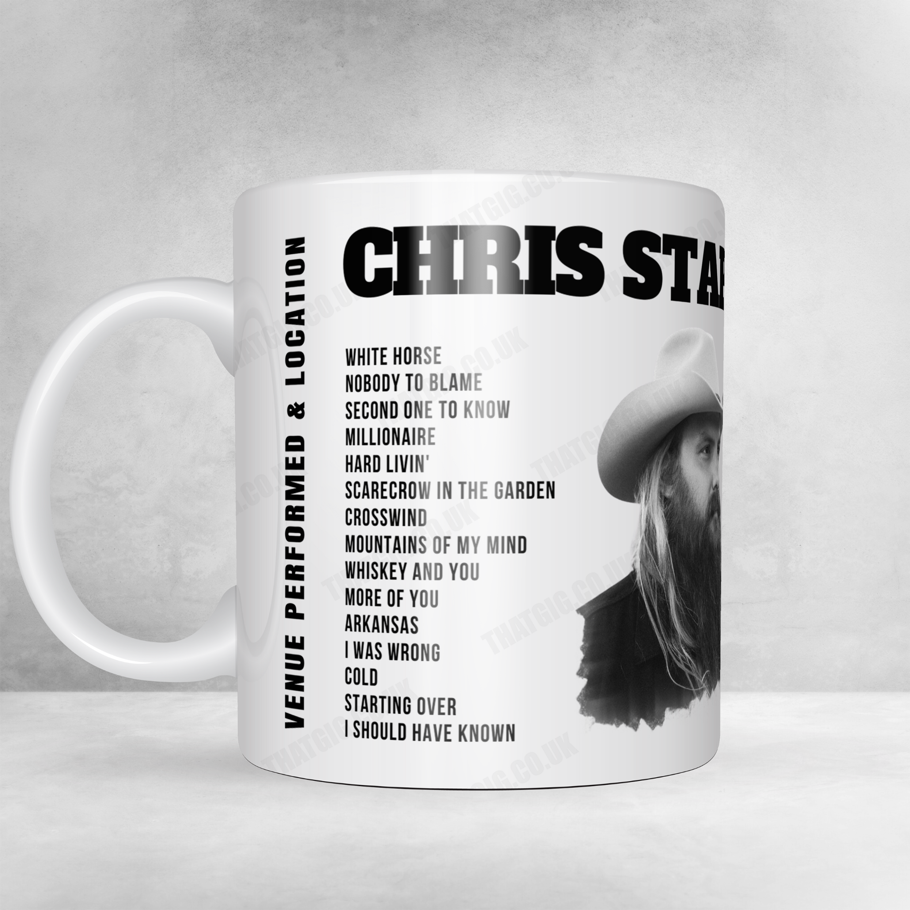 Chris Stapleton Setlist Poster - Vystar Veterans Memorial Arena, Jacksonville - October 13th, 2022
