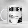 Robbie Williams Setlist Mug - Olympiastadion, Munich - July 26th, 2025