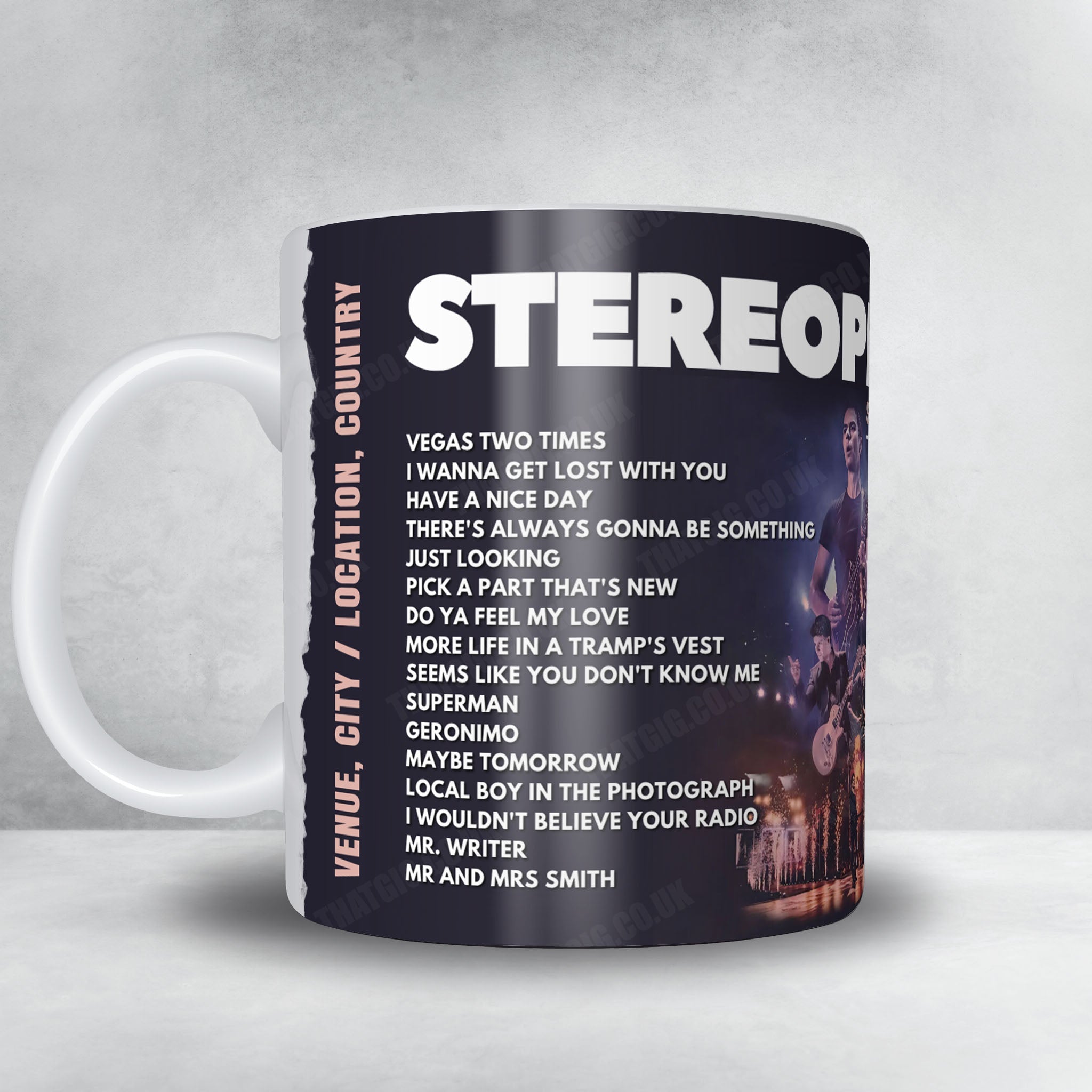 Stereophonics Setlist Mug - St. Anne's Park, Dublin - June 6th, 2025