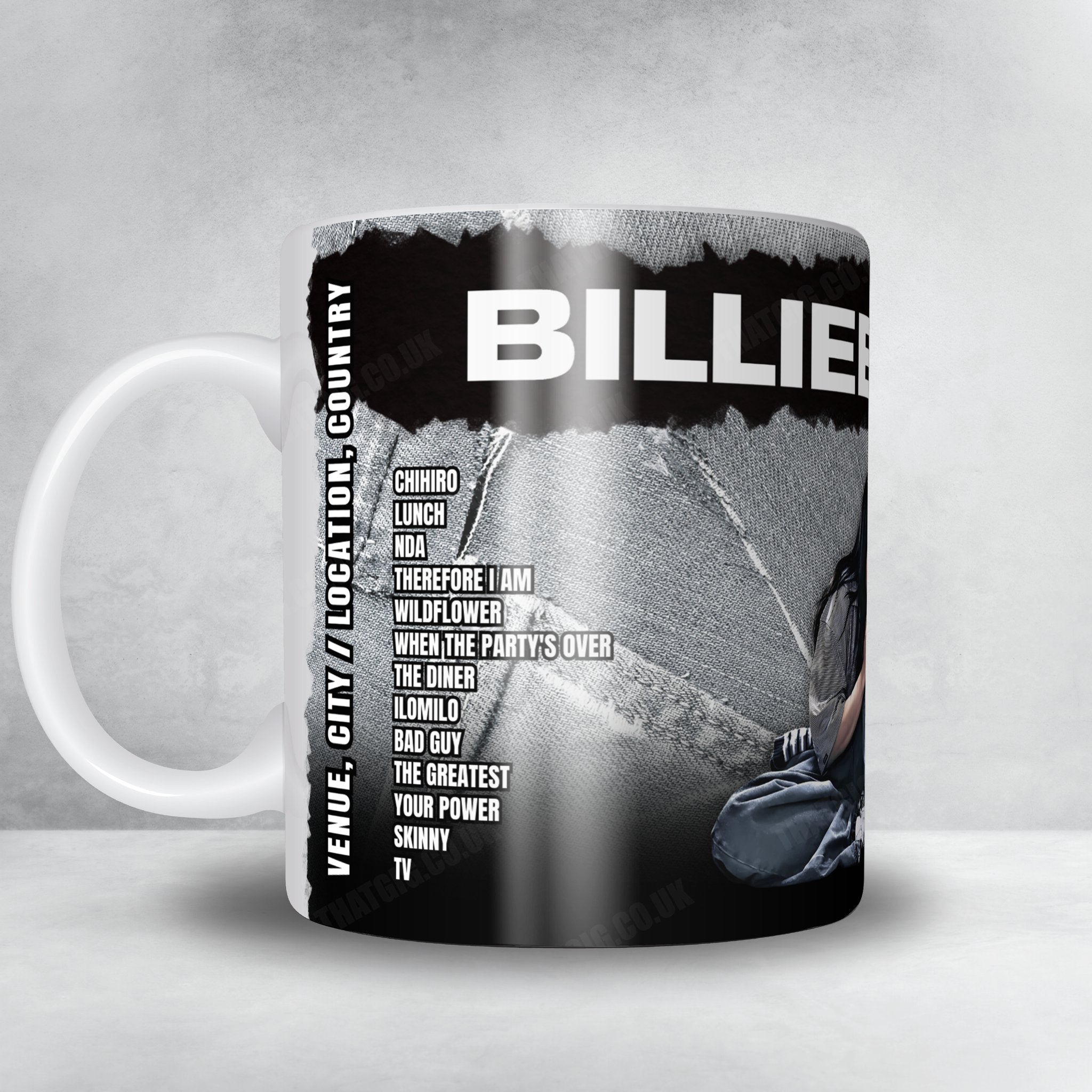 Billie Eilish Setlist Poster - Royal Arena, Copenhagen - April 28th, 2025