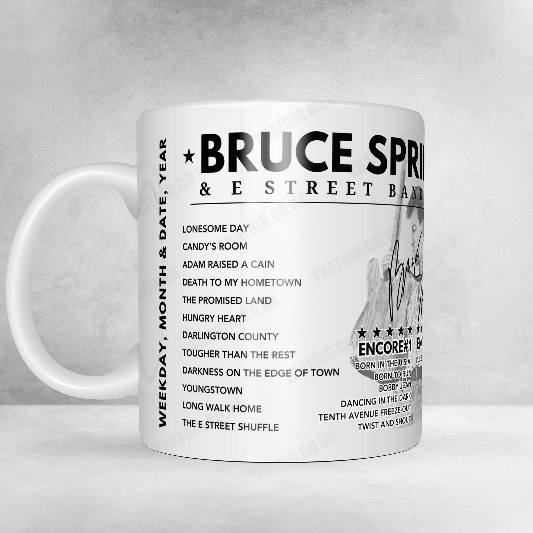 Bruce Springsteen Setlist Poster - Wembley Stadium - 25th July, 2024