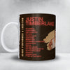 Justin Timberlake Setlist Mug - Golden 1 Center, Sacramento, CA, USA - January 15th, 2025
