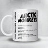 Arctic Monkeys Setlist Mug - Zorlu Center PSM, Istanbul - August 9th, 2022