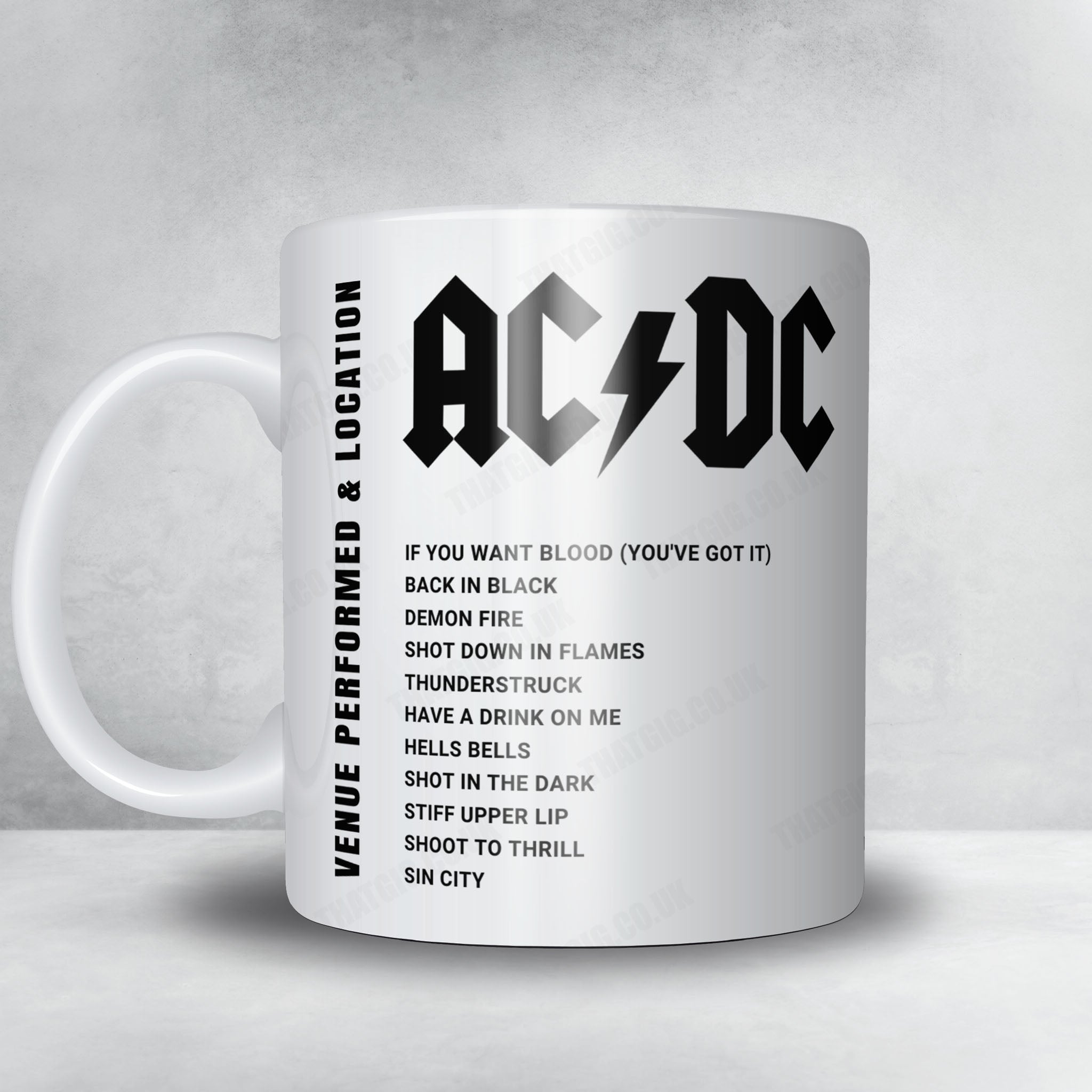 AC/DC Setlist Poster - Ernst Happel Stadion, Vienna - June 26th, 2024