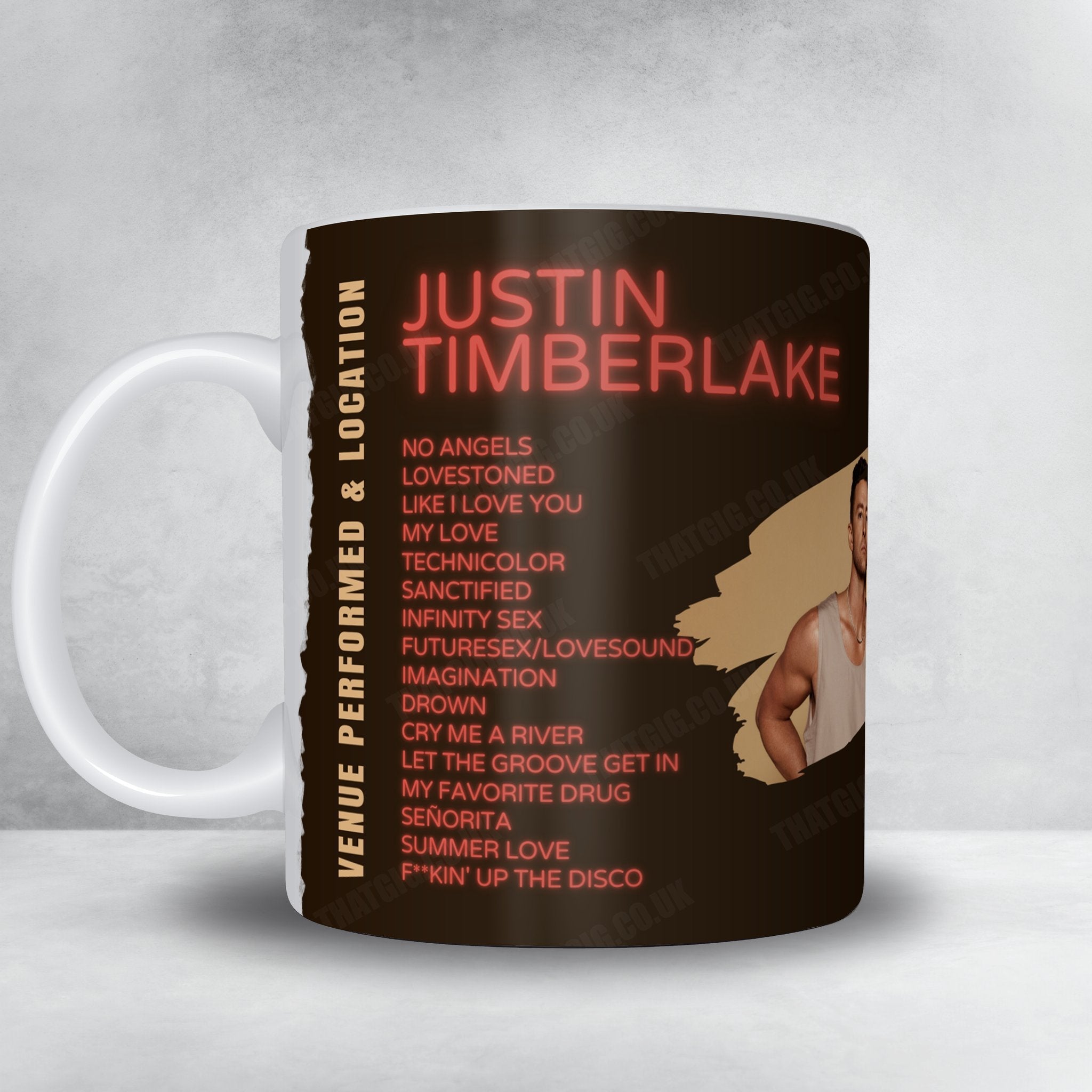 Justin Timberlake Setlist Poster - Golden 1 Center, Sacramento, CA, USA - January 15th, 2025