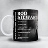 Rod Stewart Setlist Mug - Gaumont Theatre, Southampton, England - December 7th, 1976