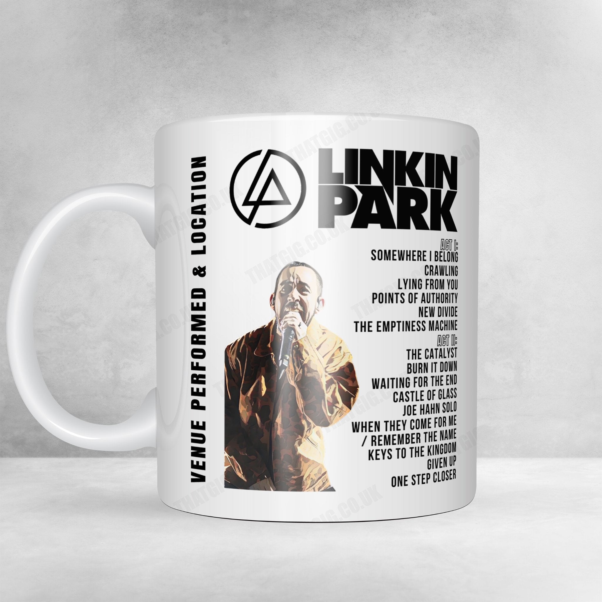 Linkin Park Setlist Mug - The O2 Arena, London, England - November 2nd, 2024