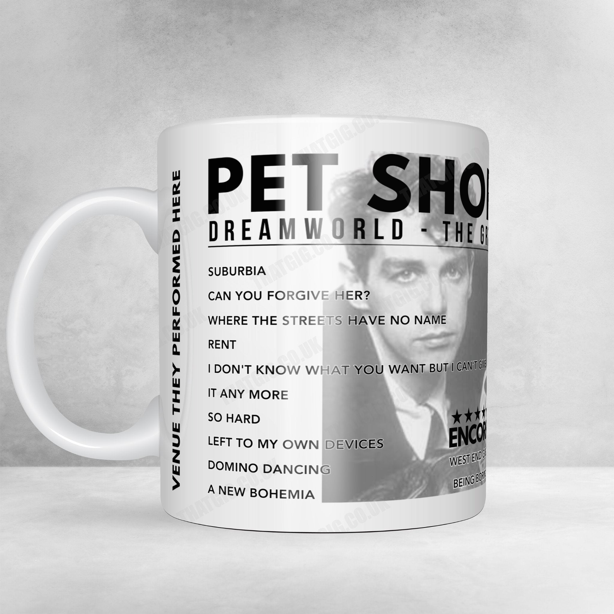 Pet Shop Boys Setlist Mug - Royal Opera House, London - July 27th, 2024