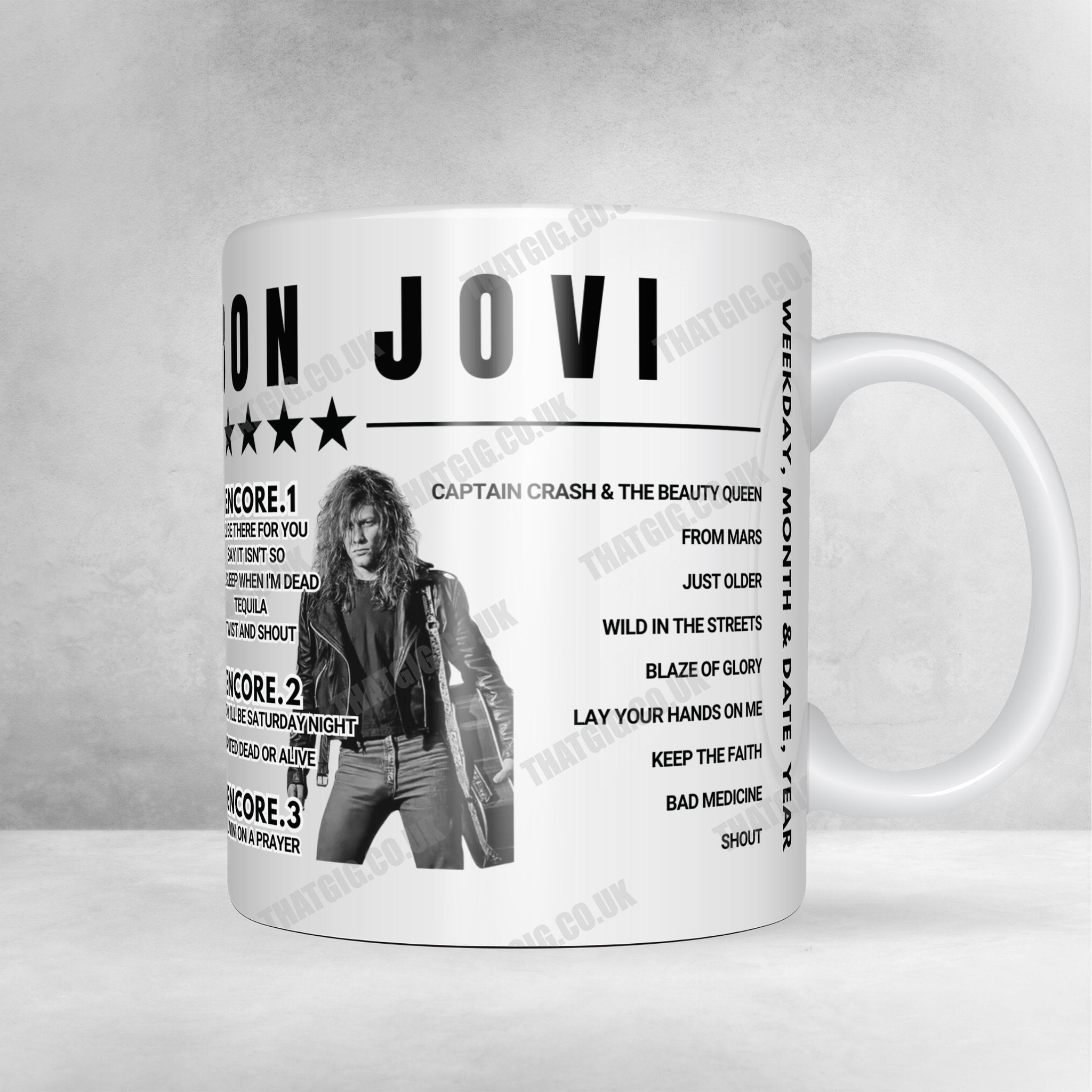 Bon Jovi Setlist Poster - Amalie Arena, Tampa - April 15th, 2022