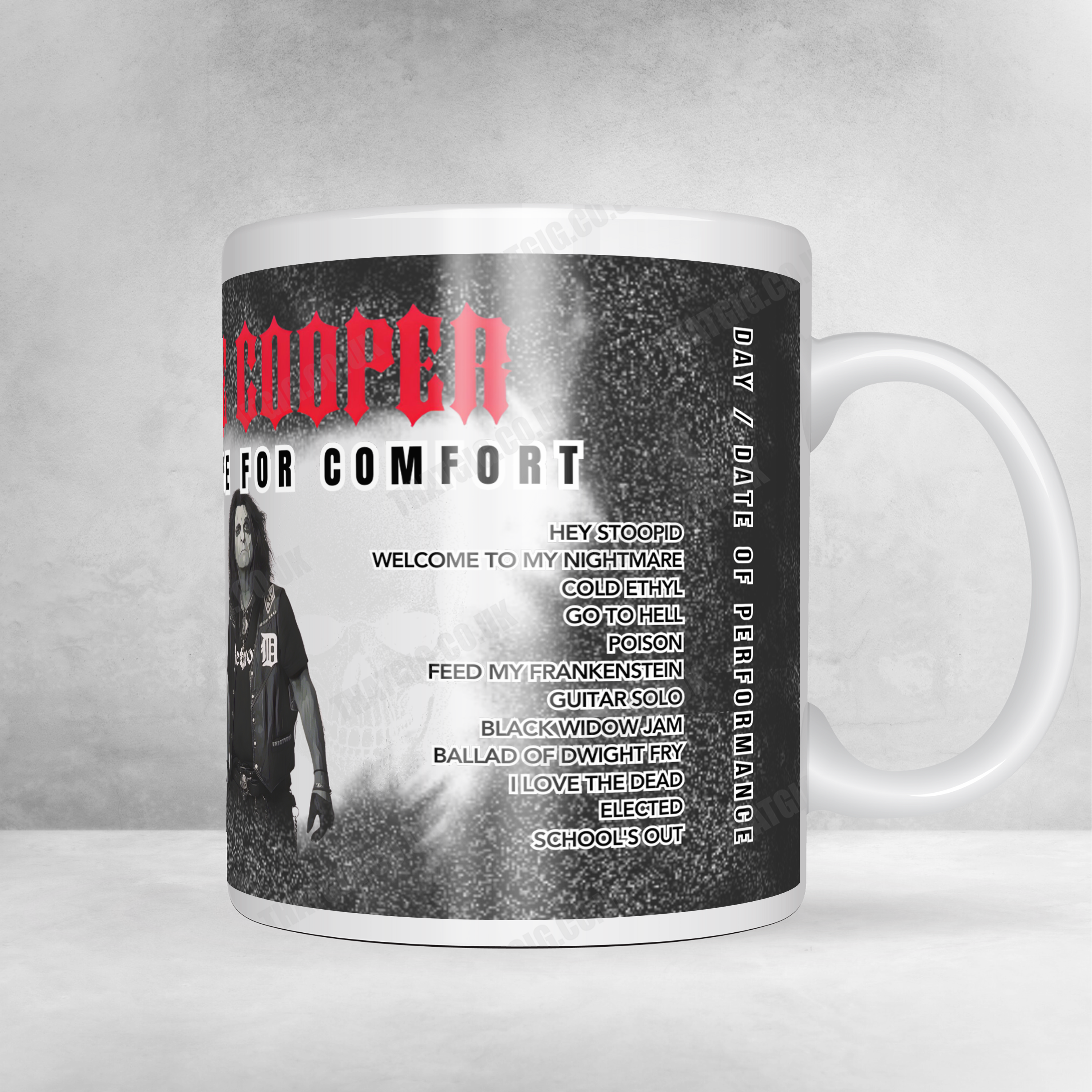 Alice Cooper Setlist Poster - Royal Caribbean - Independence of the Seas, Miami - February 16th, 2025