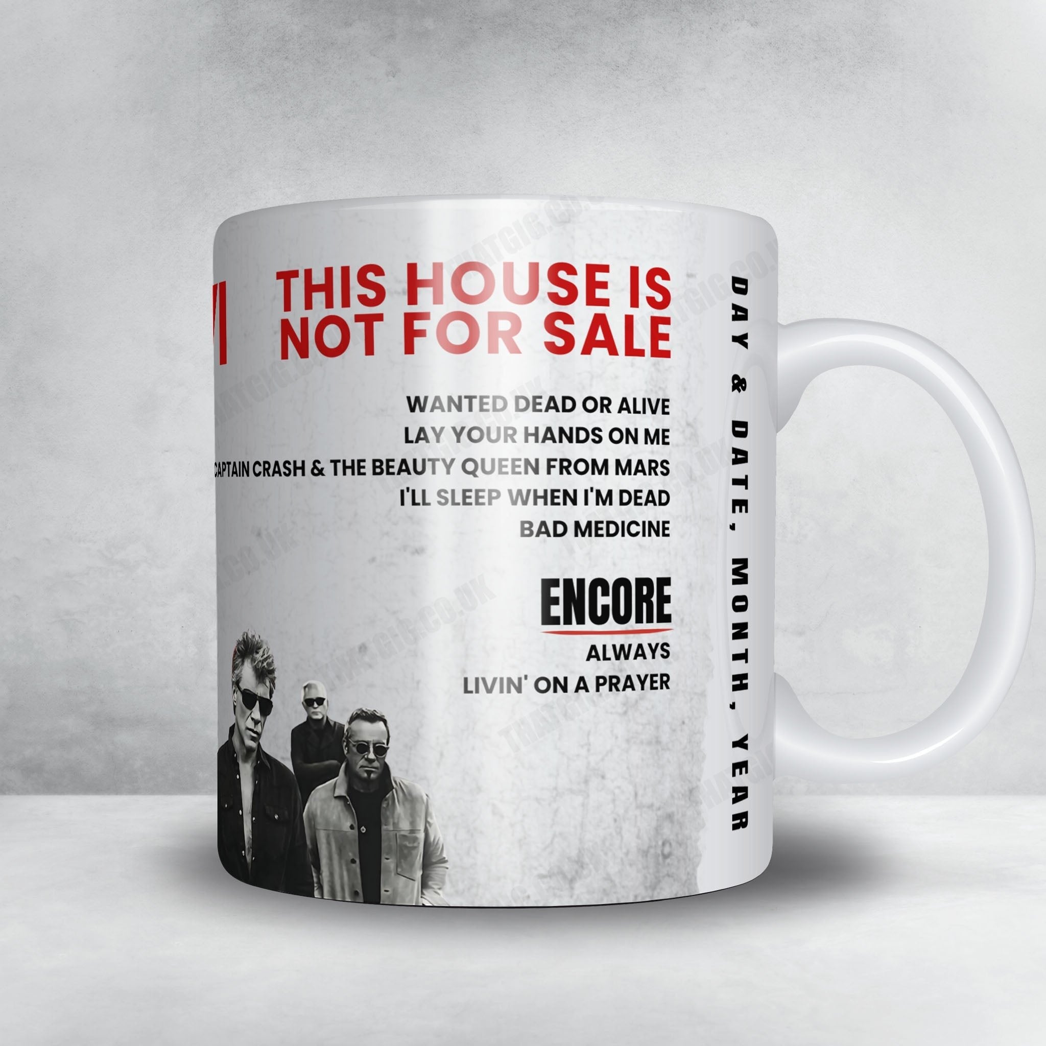 Bon Jovi Setlist Mug - Centre Bell, Montreal - May 17th, 2018