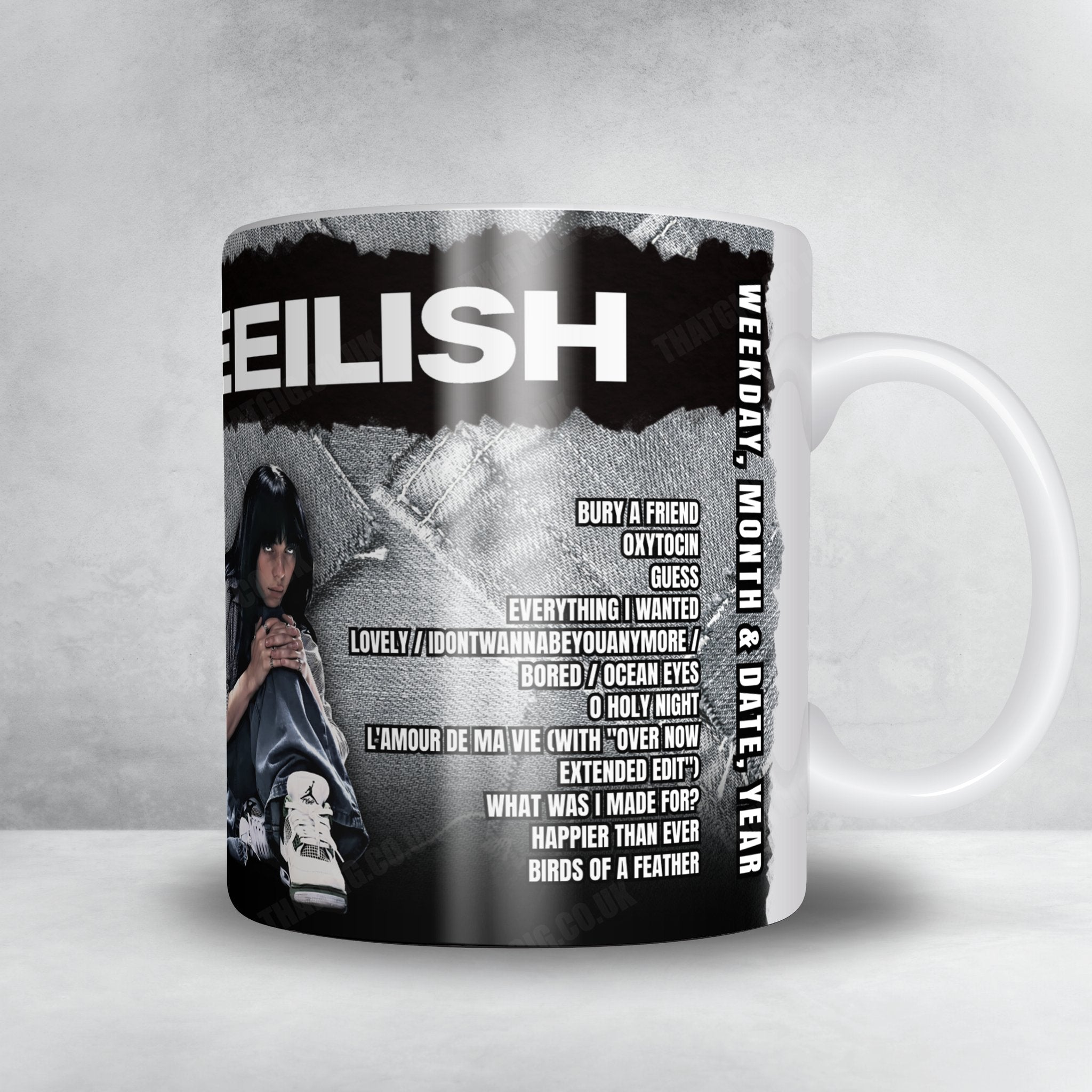 Billie Eilish Setlist Mug - Madison Square Garden, New York - October 17th, 2024