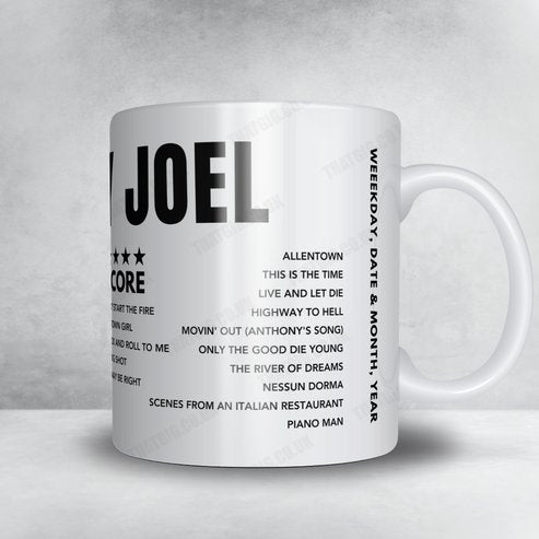 Billy Joel Setlist Mug - Madison Square Garden - February 9th, 2024
