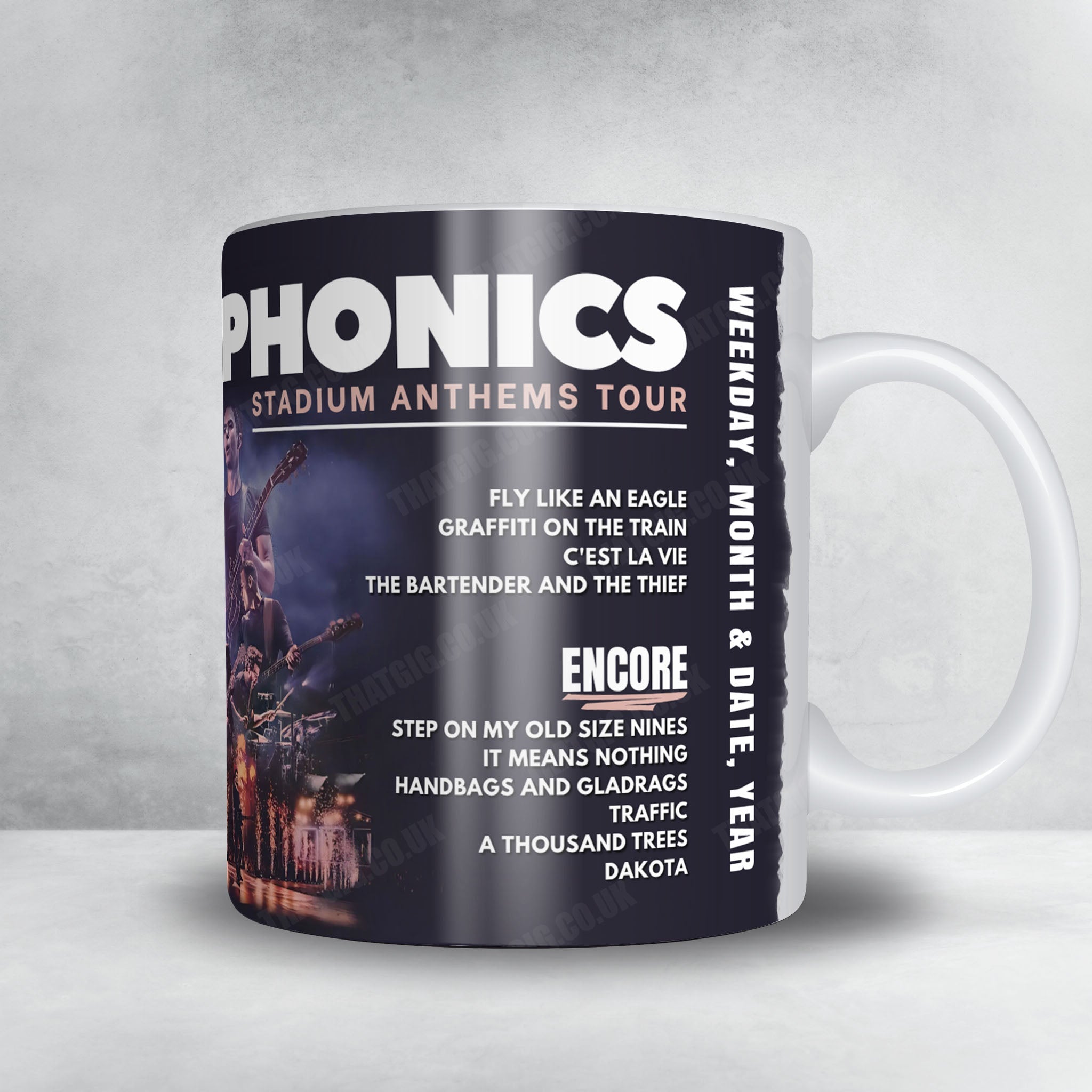 Stereophonics Setlist Poster - Domaine national de Saint-Cloud, France - August 24th, 2025