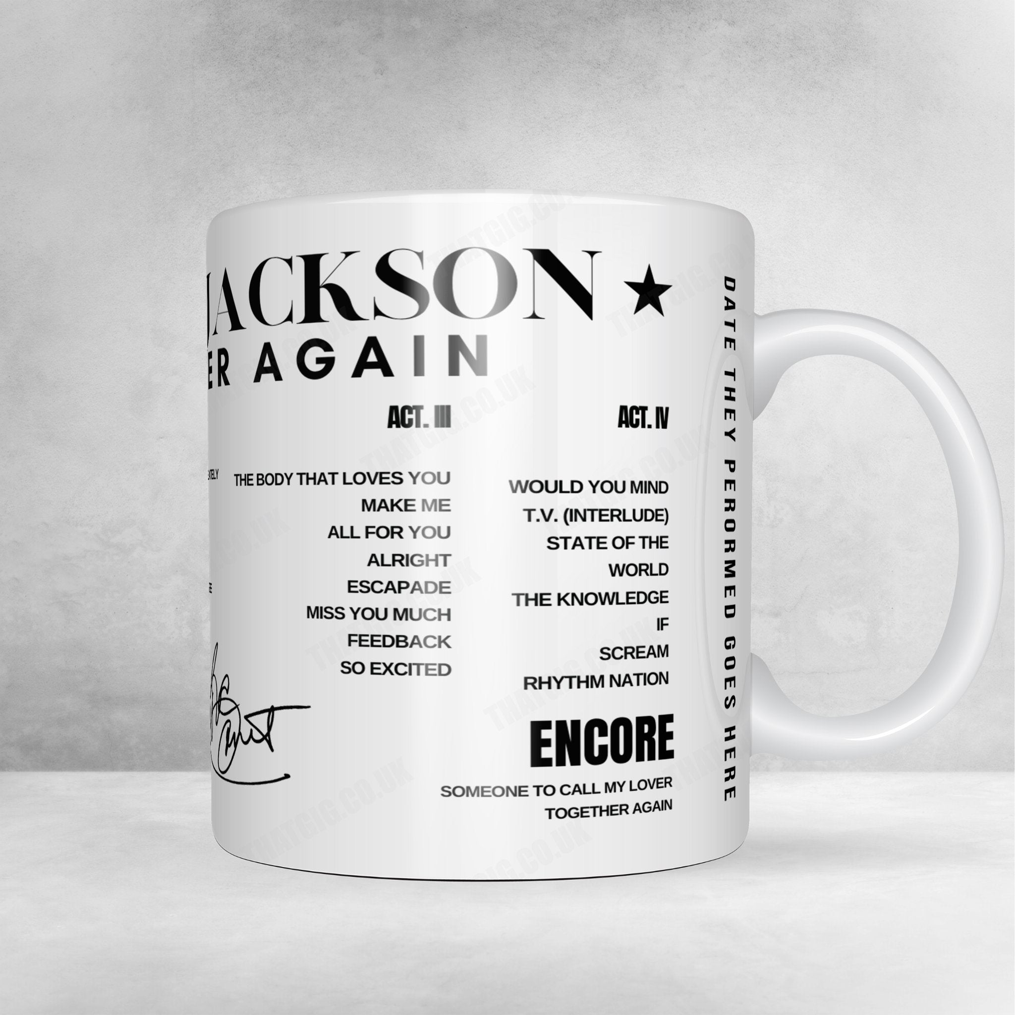 Janet Jackson Setlist Poster - Moody Center, Austin - July 27th, 2024