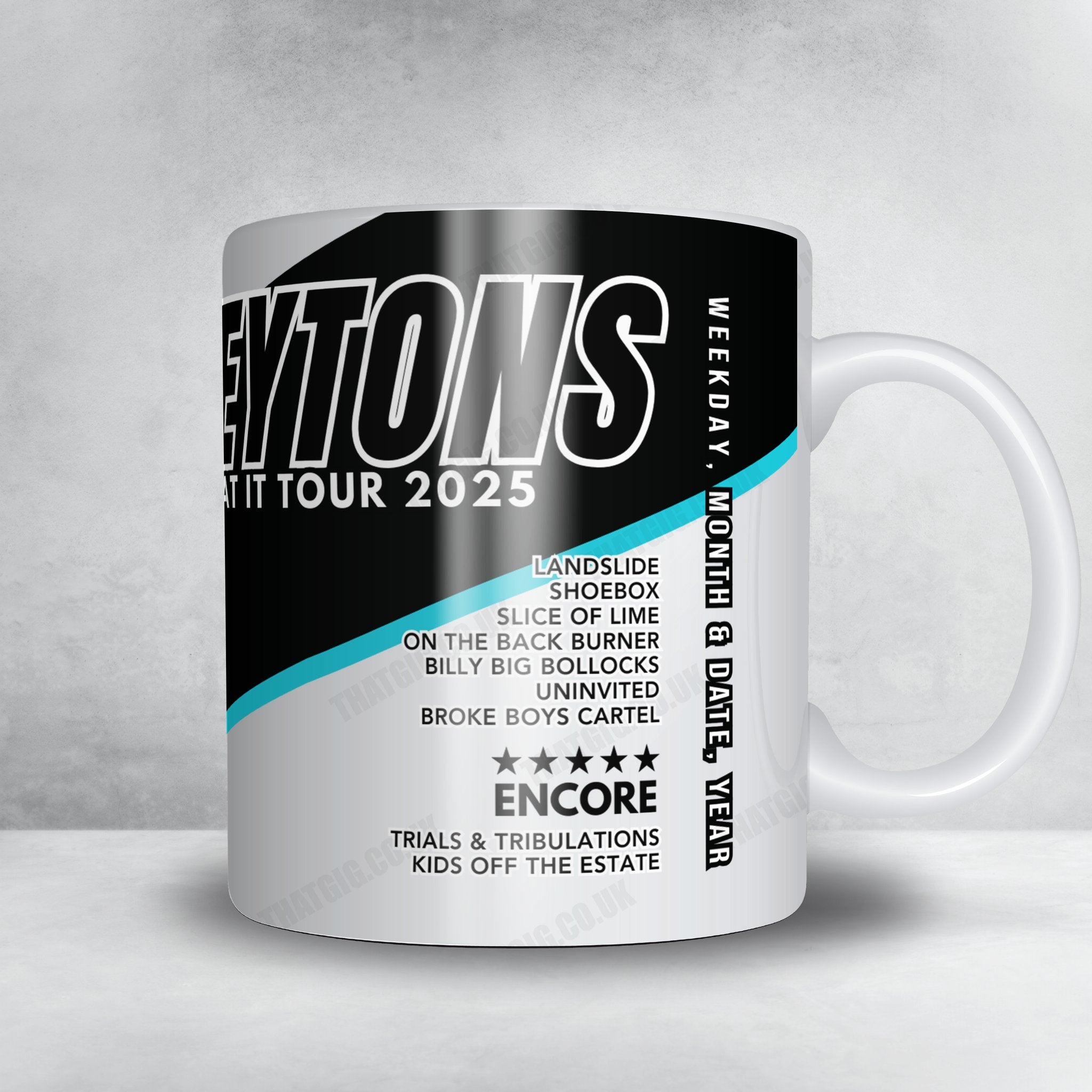 The Reytons Setlist Poster - White Summer, Palamós - August 10th, 2024