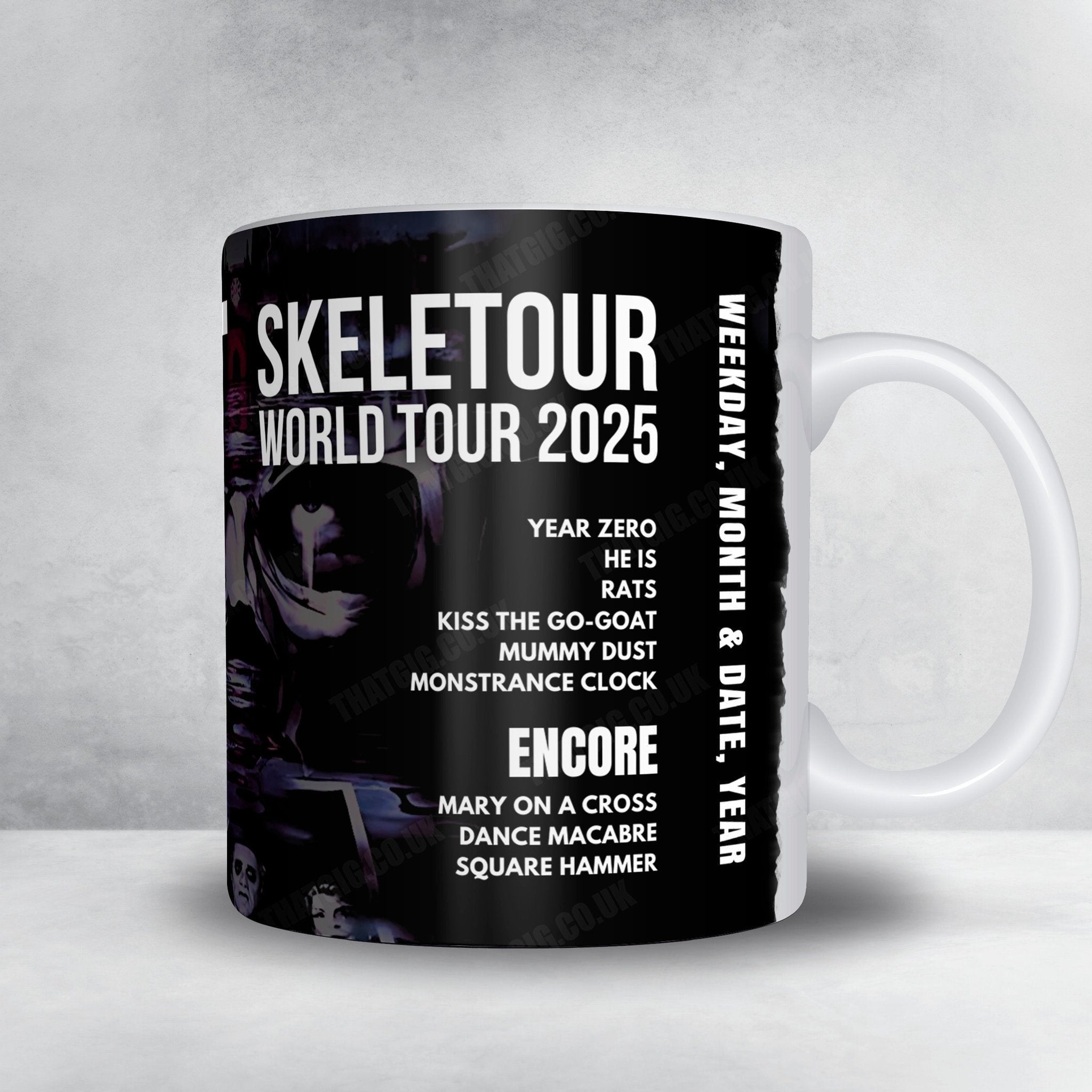 Ghost Setlist Mug - The OVO Hydro, Glasgow - April 16th, 2025
