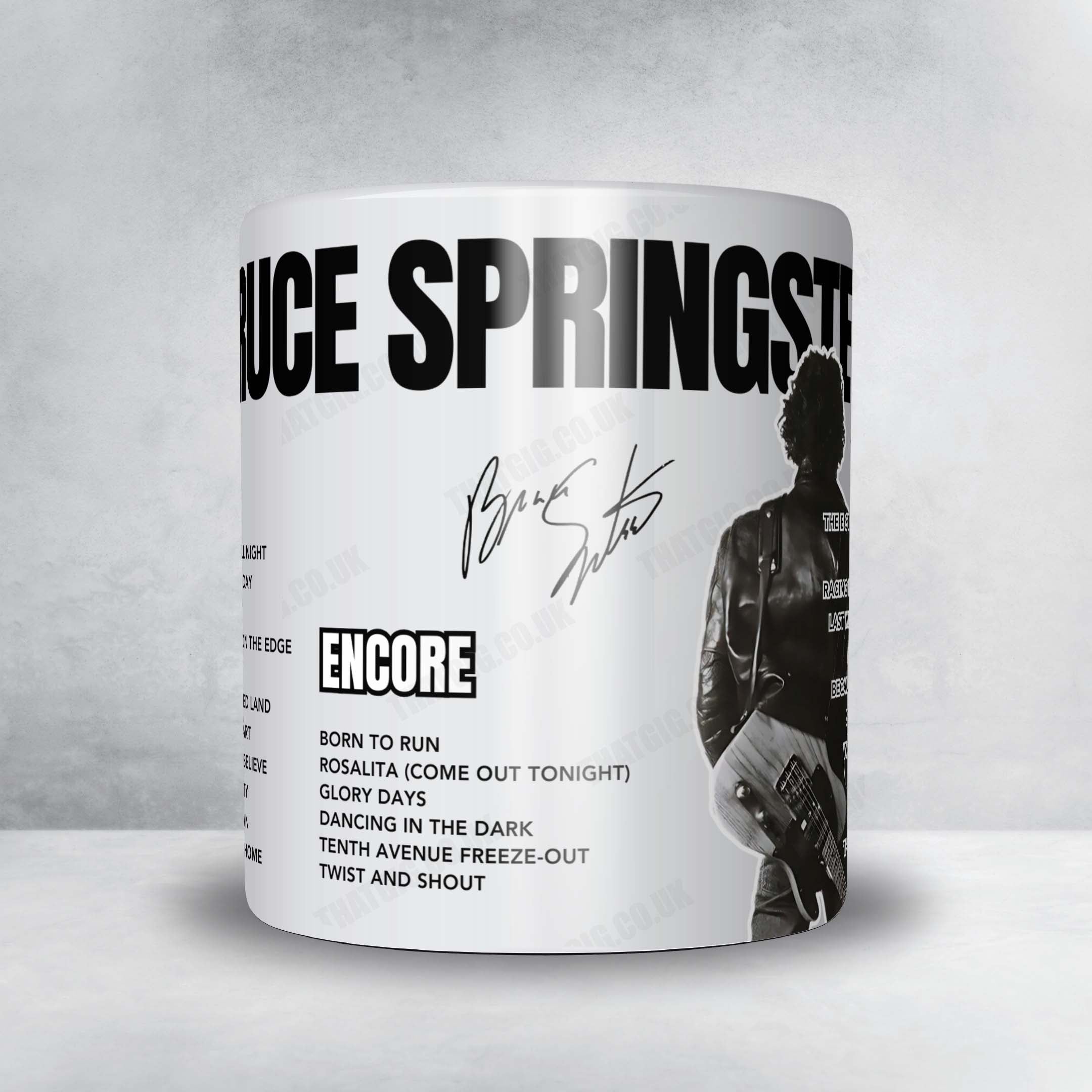 Bruce Springsteen Setlist Mug - Liacouras Center, Philadelphia - October 28th, 2024