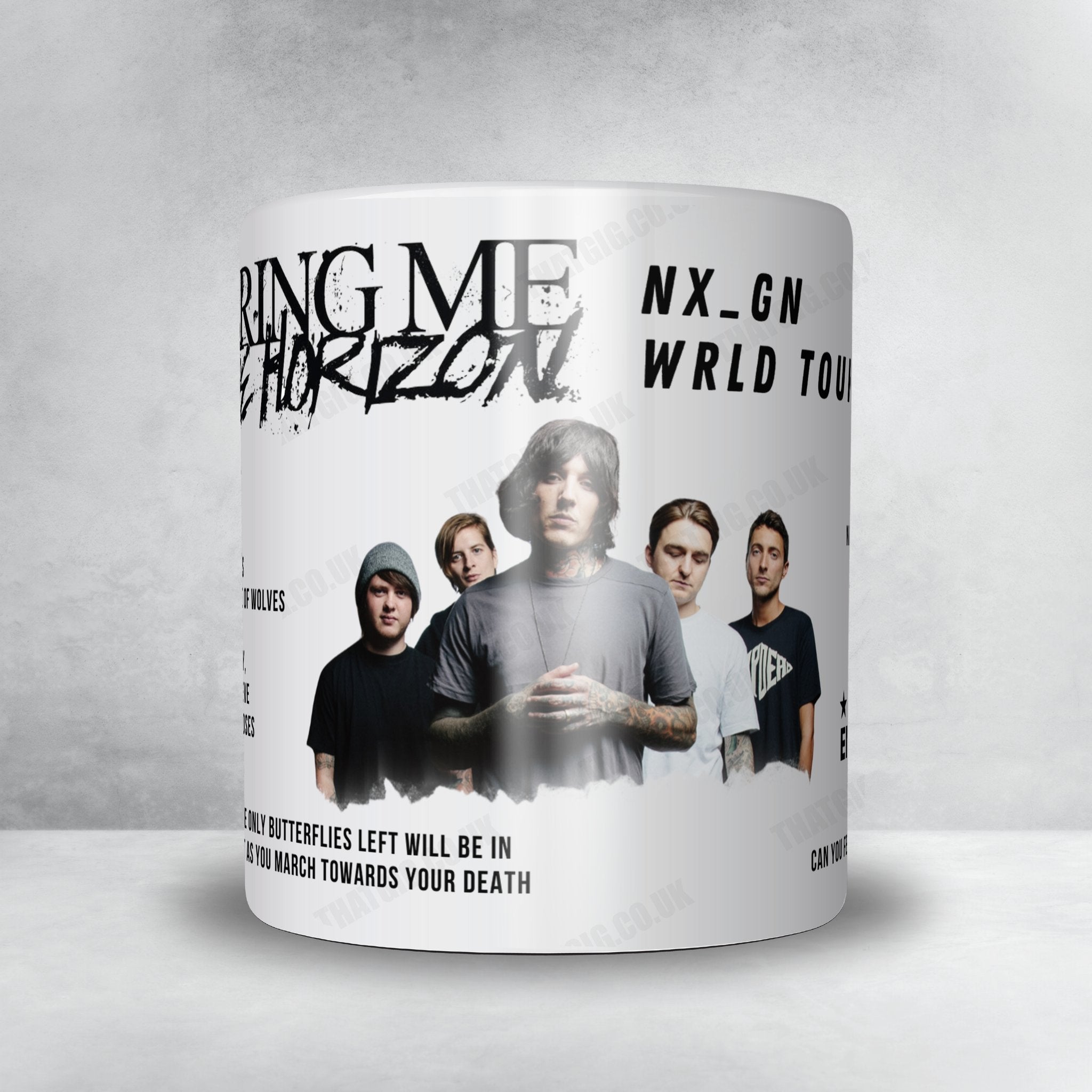 Bring Me the Horizon Setlist Mug - Carnaval Circuit Ancol, Jakarta - August 25th, 2024