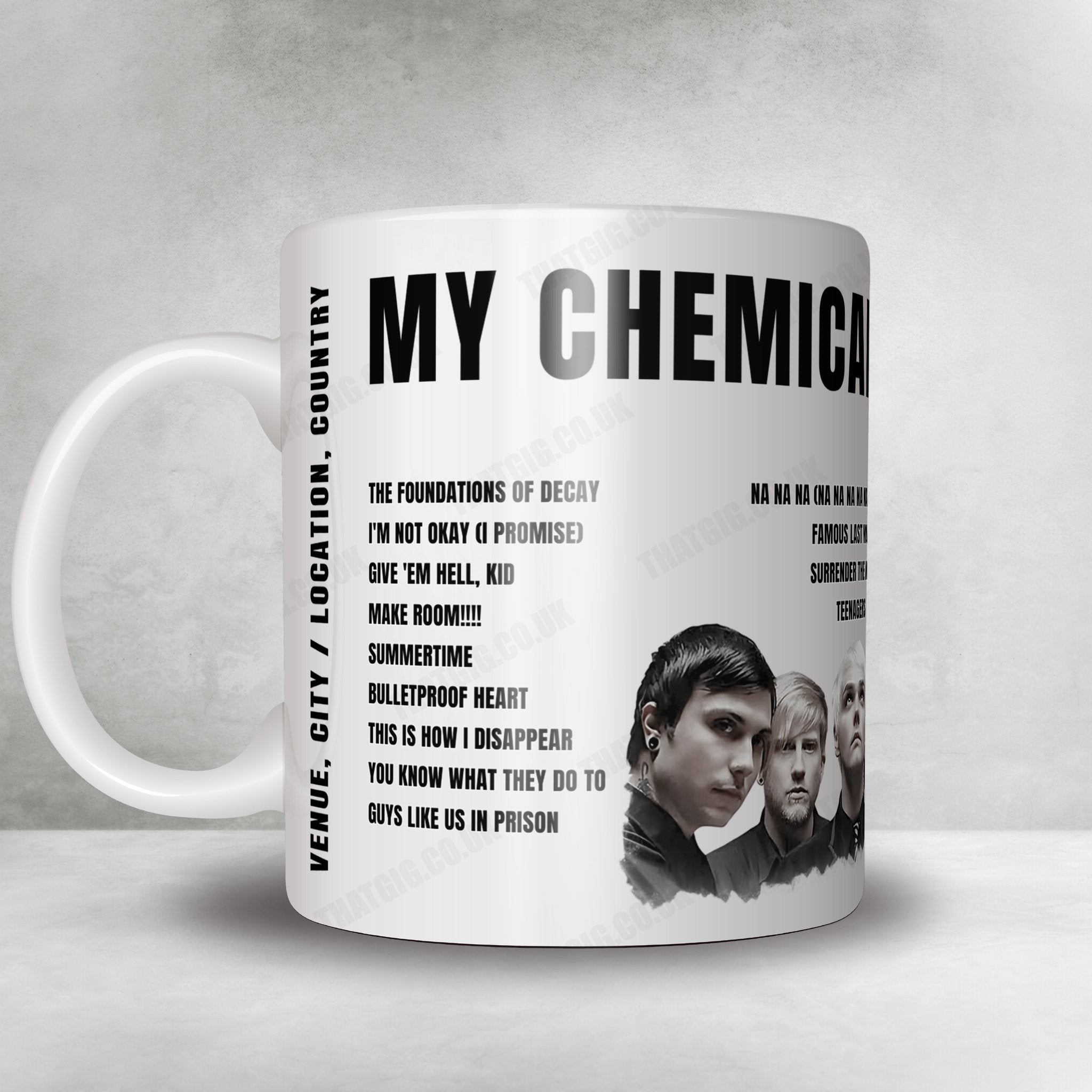 My Chemical Romance Setlist Poster - TD Garden, Boston - September 7th, 2022
