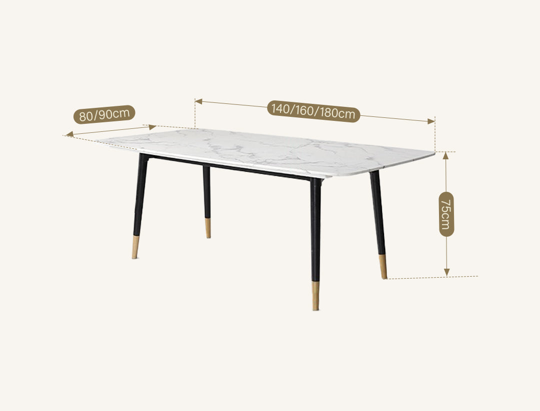 Malvern Dining Table, White