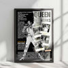 Queen Setlist Poster - Europahalle, Hanover - September 22nd, 1984