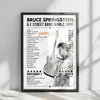 Bruce Springsteen Setlist Poster - Footprint Center, Phoenix, Arizona - March 19th, 2024