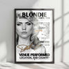 Blondie Setlist Poster - Caribbean Gardens, Melbourne - April 20th, 2024