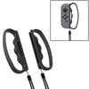iPlay Small Handle Boxing Grip Gamepad Grip with Strap for Switch Joy-Con, Black, Red