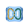 4 PCS  Rotating Magic Beans Decompression Educational Toys Children Fingertip Magic Cube Toys, (Blue)