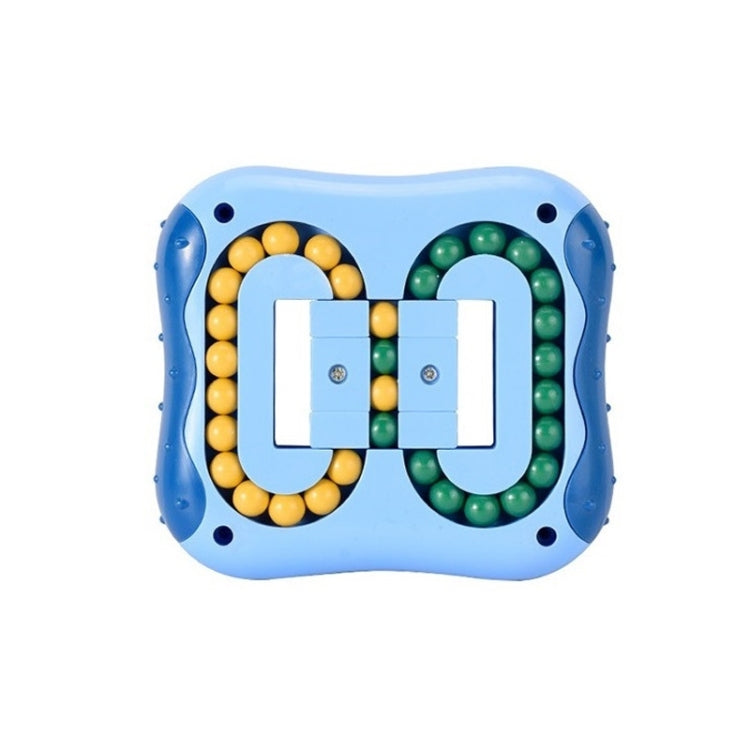 4 PCS  Rotating Magic Beans Decompression Educational Toys Children Fingertip Magic Cube Toys, (Blue)