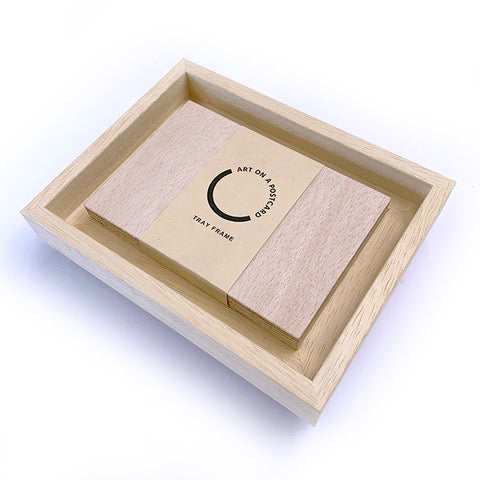 Handmade Obeche Wood  Tray Frame (A5)