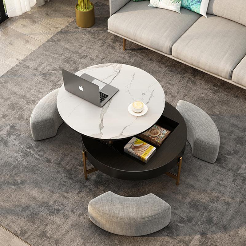 Josiah Round Lift-Top Coffee Table
