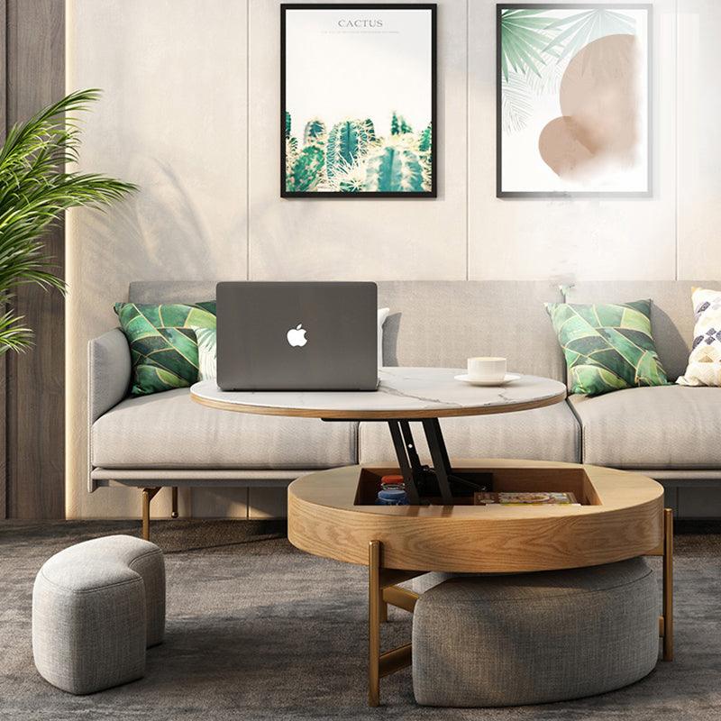 Josiah Round Lift-Top Coffee Table