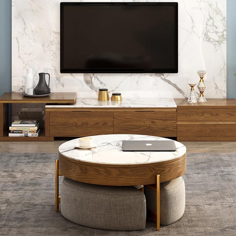 Josiah Round Lift-Top Coffee Table