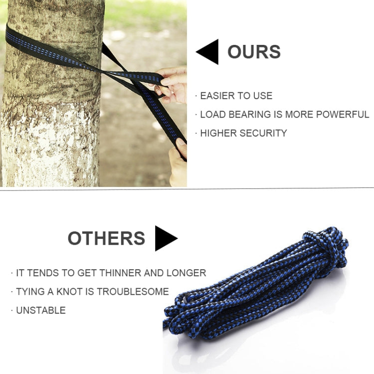 Portable Outdoor Parachute Hammock with Mosquito Nets (Black)