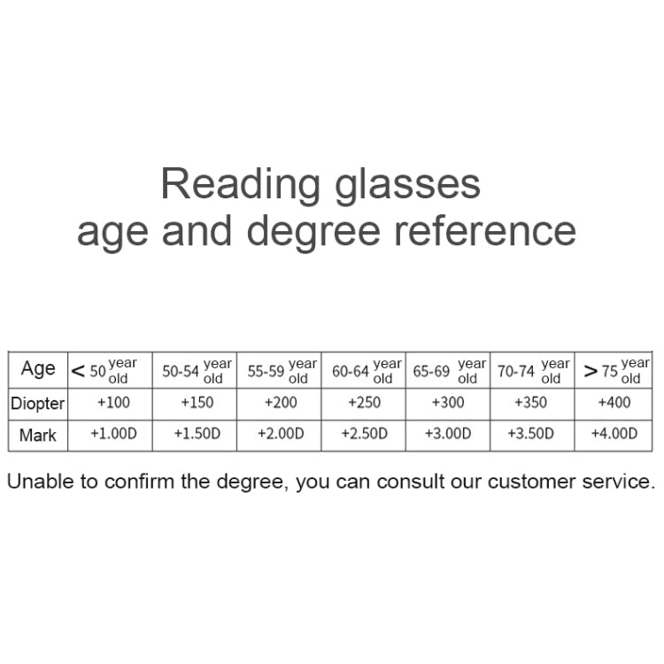 Folding Anti Blue-ray Presbyopic Reading Glasses with Case & Cleaning Cloth, +2.50D, +2.50D