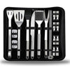 20 in 1 Outdoor Tableware Set Camping Barbecue Tableware Picnic Tool Set, 20 in 1