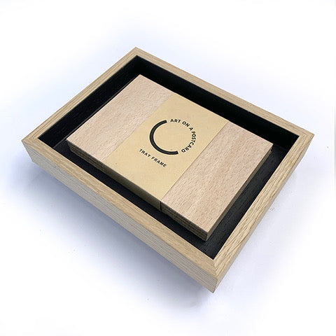 Handmade Obeche Wood  Tray Frame (A5)