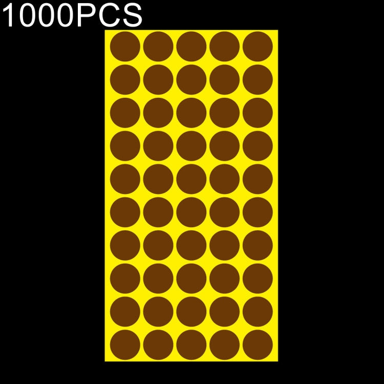 1000 PCS Round Shape Self-adhesive Colorful Mark Sticker Mark Label