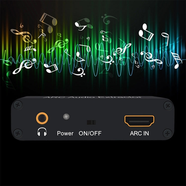 192KHz ARC Audio Extractor HDMI ARC to SPDIF + Coaxial + L/R Converter Audio Return Channel Adapter
