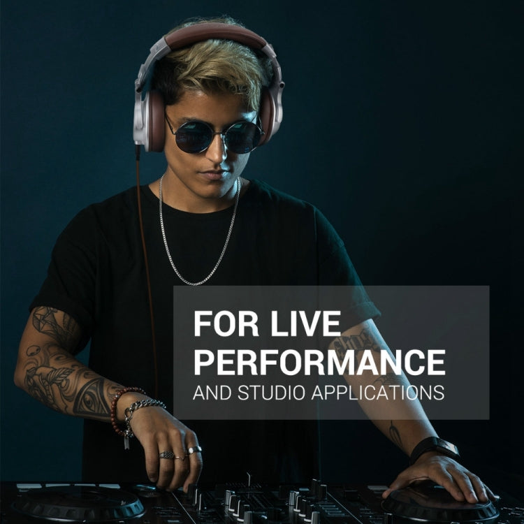 OneOdio A71D Head-mounted Noise Reduction Wired Headphone with Microphone(Black)