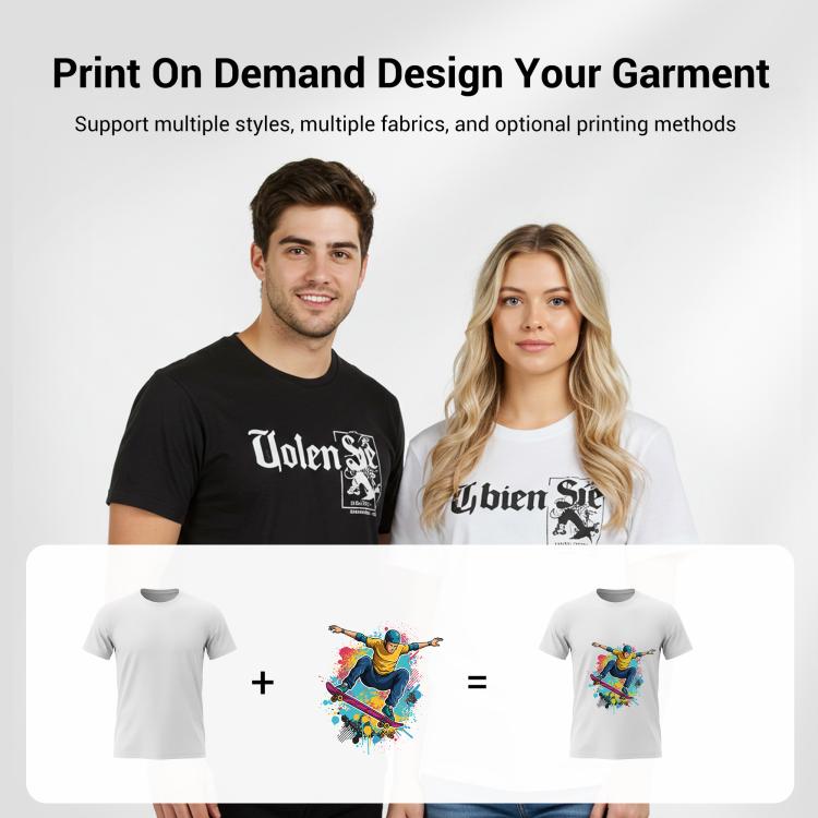 Round Neck Modal Short Sleeve T-shirt Custom Made Print Your Demand, Size: XXXL, XXXL
