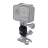 PULUZ 360 Degree Rotation CNC Swivel Pivot Extension Arm Tripod Mount for GoPro, Insta360, DJI and Other Action Cameras